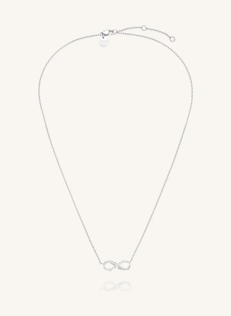 Rosefield  Infinity Pendant Necklace, Silver Tone for Women | Best Price UAE