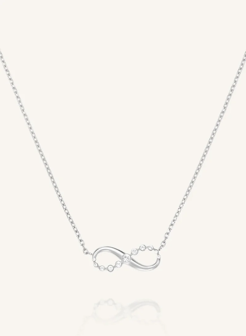 Rosefield  Infinity Pendant Necklace, Silver Tone for Women | Best Price UAE