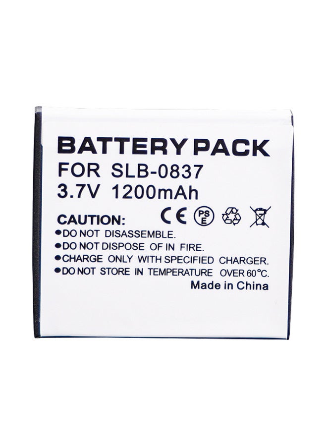 SLB-0837 Battery Suitable For Samsung Camera I5 I6 L73 L50 L60 NV3 NV5 NV7-Standard Capacity:1200mAH