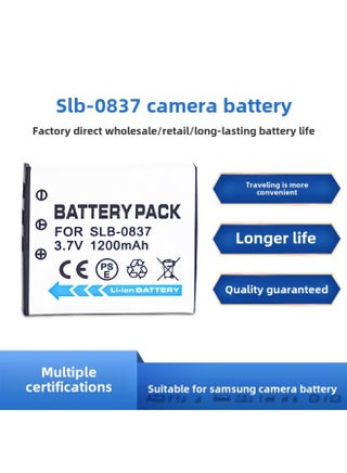 SLB-0837 Battery Suitable For Samsung Camera I5 I6 L73 L50 L60 NV3 NV5 NV7-Standard Capacity:1200mAH - pzsku/ZB9E40803E3FE7F1D0EE7Z/45/1746230989/c1e2a51a-373b-43f5-8c10-adbfbb71d707