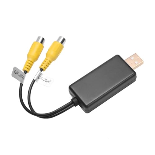 TheCoolCube USB to CVBS Video Output Adapter 2 CVBS Output USB to RCA Cable DC 5V for Android Multimedia Player and Android TV Player - Image 1