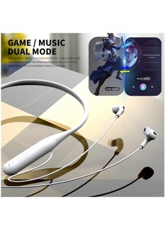 Mi techo Mitecho M2 Bluetooth Wireless Neckband  Earphone White  - Image 3