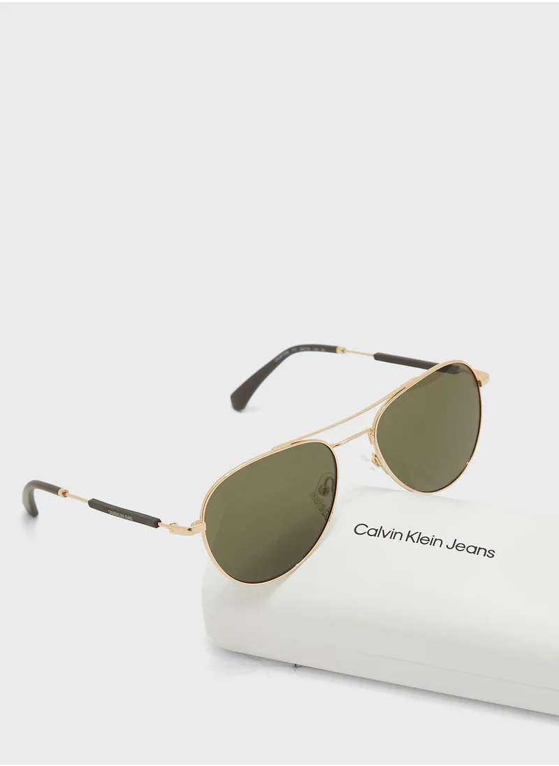 Calvin Klein Jeans Aviator Sunglasses