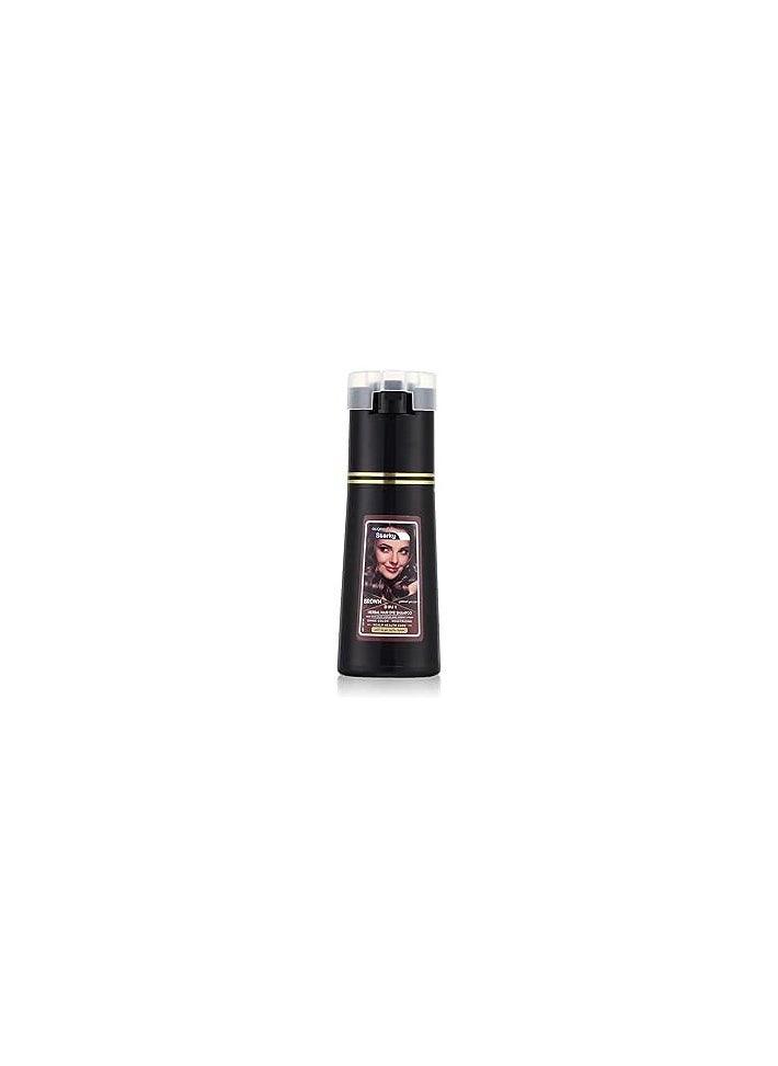 Starky Starky herbal hair dye shampoo 3 in1 brown 