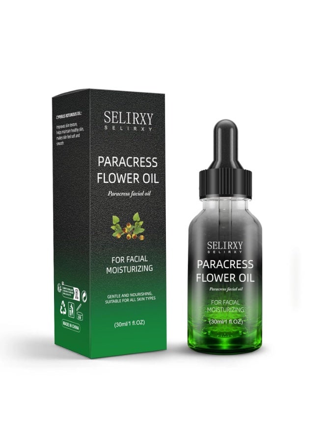 Selirxy زيت الوجه من باراكريس العضوي 100% لمكافحة الشيخوخة، الترطيب، تقليل التجاعيد وشد البشرة | زيت باراكريس النقي الطبيعي للوجه للنساء لترطيب البشرة وإشراقتها | 1 أونصة سائلة - Image 1