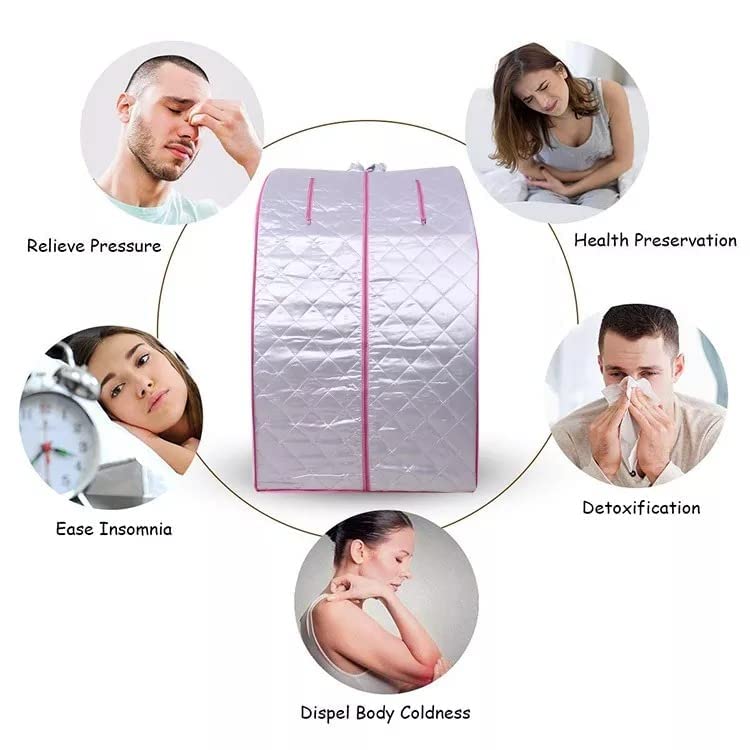 4beauty Therapy 4beauty Therapy Steam Sauna Bath Machine for Health and Beauty Spa at Home Foldable Portable Steam Sauna Tent Big Size Tent Waterproof Sauna Steam Bath Machine Use For Men women Gym - Image 3