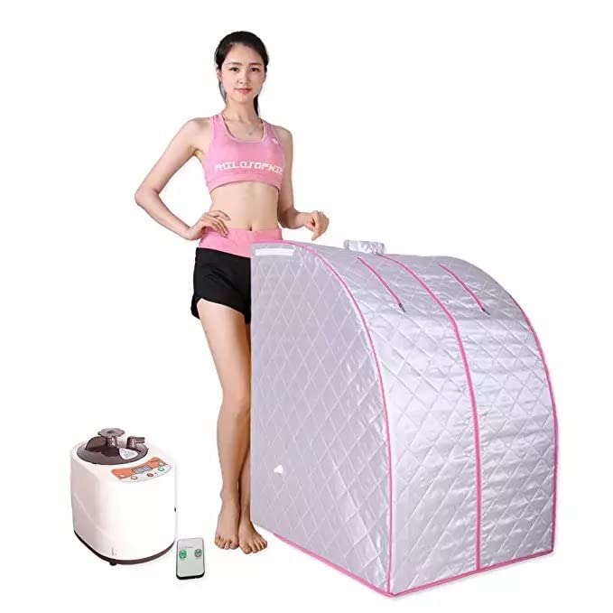 4beauty Therapy 4beauty Therapy Steam Sauna Bath Machine for Health and Beauty Spa at Home Foldable Portable Steam Sauna Tent Big Size Tent Waterproof Sauna Steam Bath Machine Use For Men women Gym - Image 1