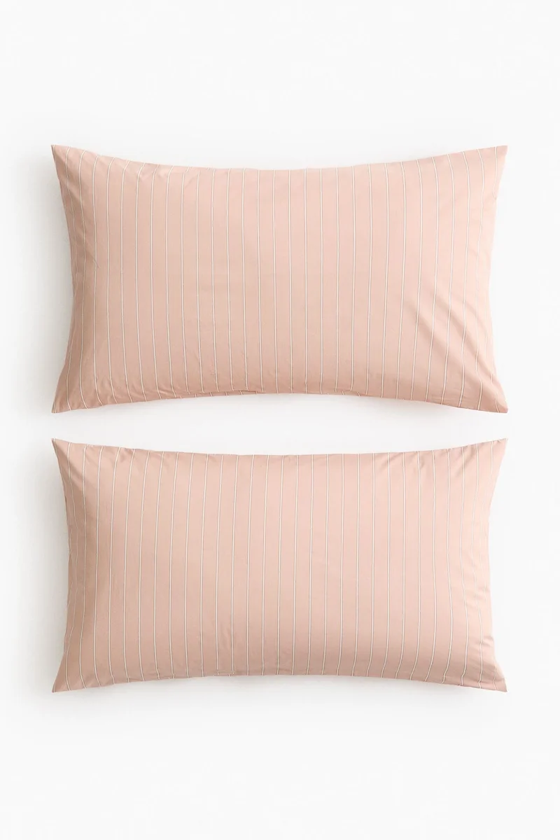 H&M 2-pack patterned pillowcases