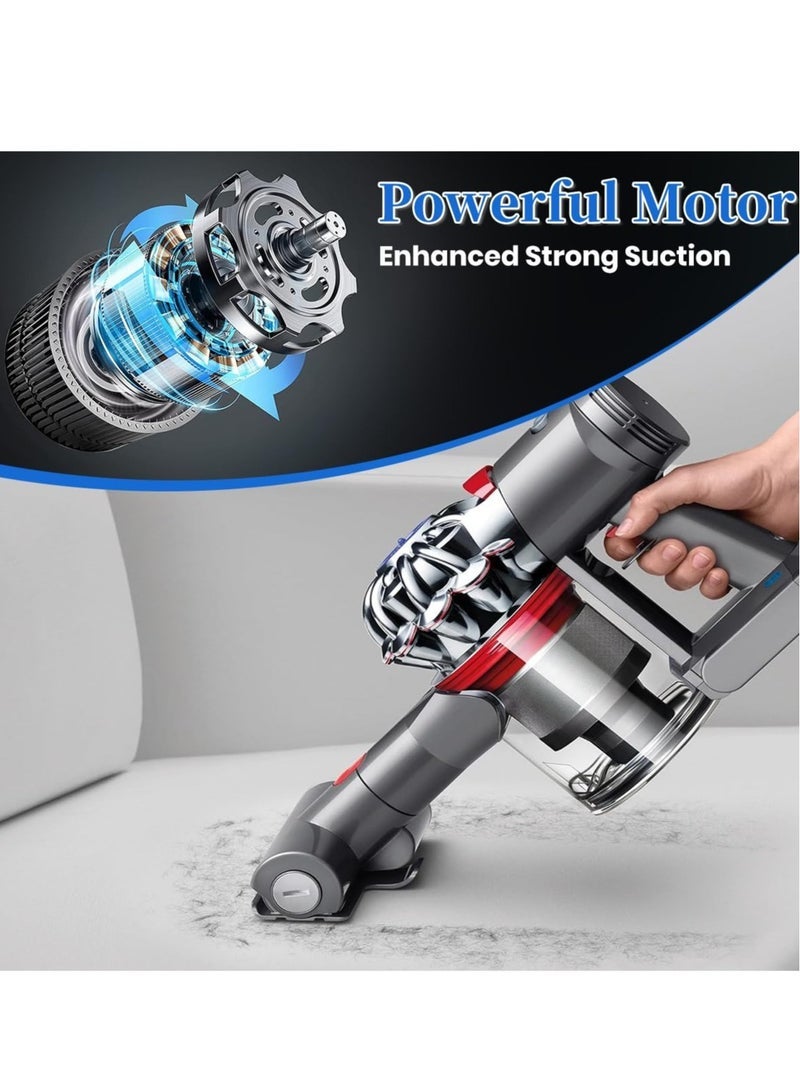 Captaintech Motorhead for Dyson V15 V11 V10 V8 V7 Vacuum Cleaner, Cordless Vacuum Accessories, Mini Motorized Mattress Tool Head Replacement Parts - Image 2