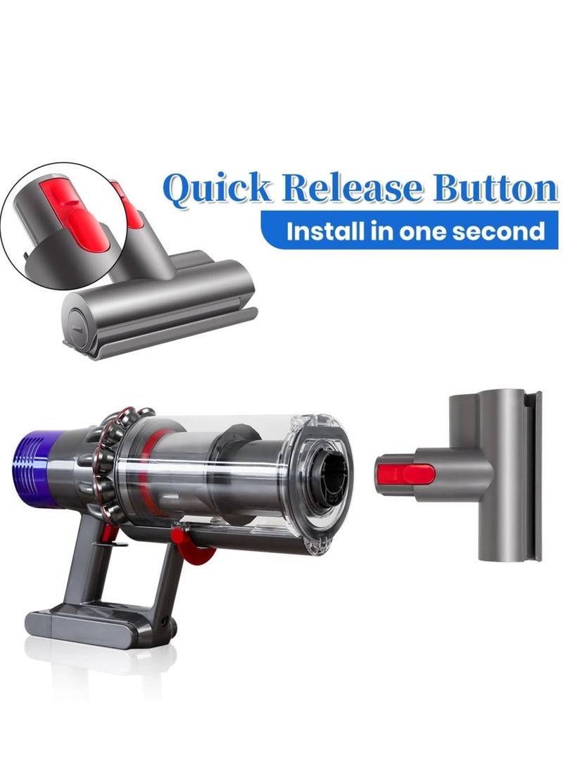 Captaintech Motorhead for Dyson V15 V11 V10 V8 V7 Vacuum Cleaner, Cordless Vacuum Accessories, Mini Motorized Mattress Tool Head Replacement Parts - Image 3