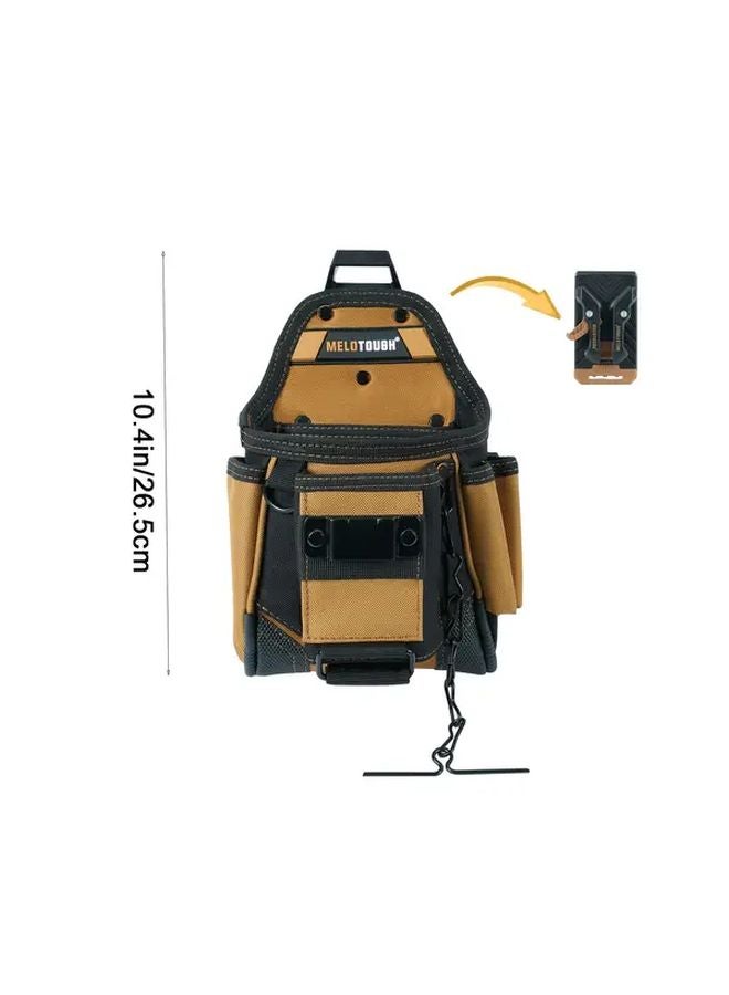 Khaki Electrician Tool Belt With Quick Detach Clip 1680D Fabric Multiple Tool Loops - Image 4