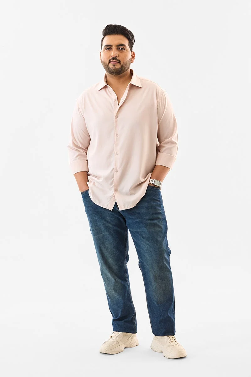 SNITCH Regular Fit 100% Viscose Plus Size Shirt