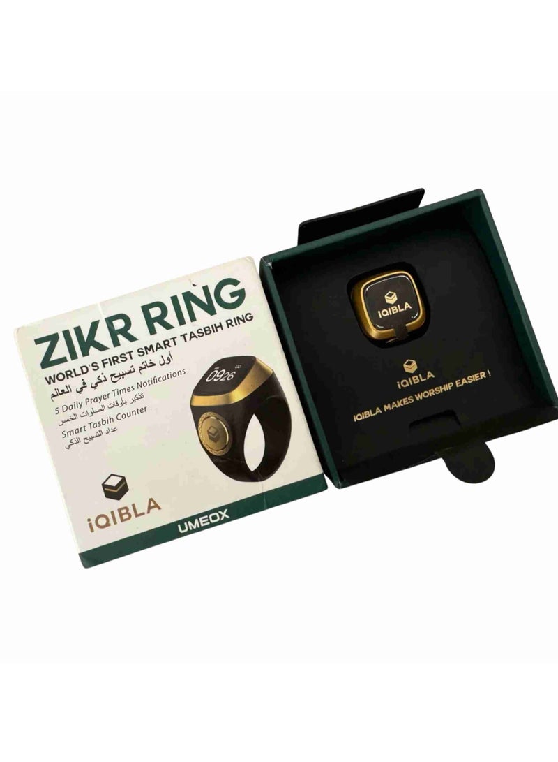 UMEOX Smart Tasbih Plastic Zikr Lite Ring Black 18MM - Image 2