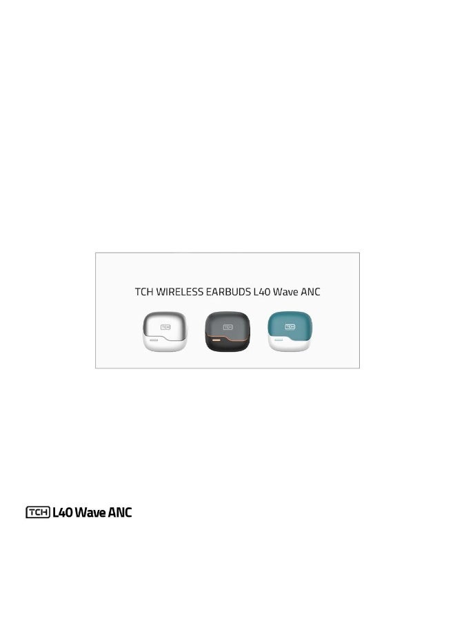 TCH Wireless Ear Buds L40 Wave ANC 5.4 Bluetooth version 10 m distance - Image 4