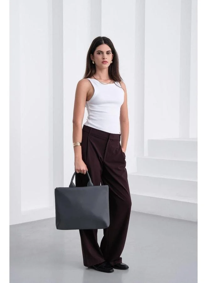 Shule Bags  Didas Shoulder and Document Bag Anthracite. for Women | Best Price UAE