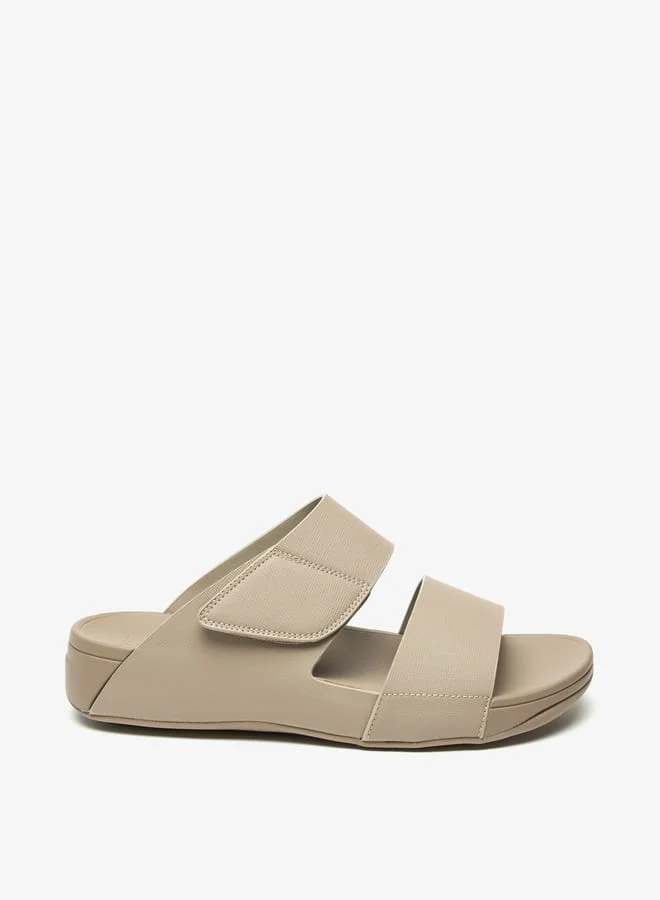Solid Slip-On Sandals