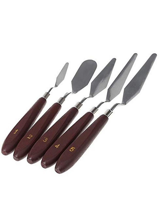 ArtBee ArtBee Painting Knives of Various Size & Shapes Set of 5  - Image 2