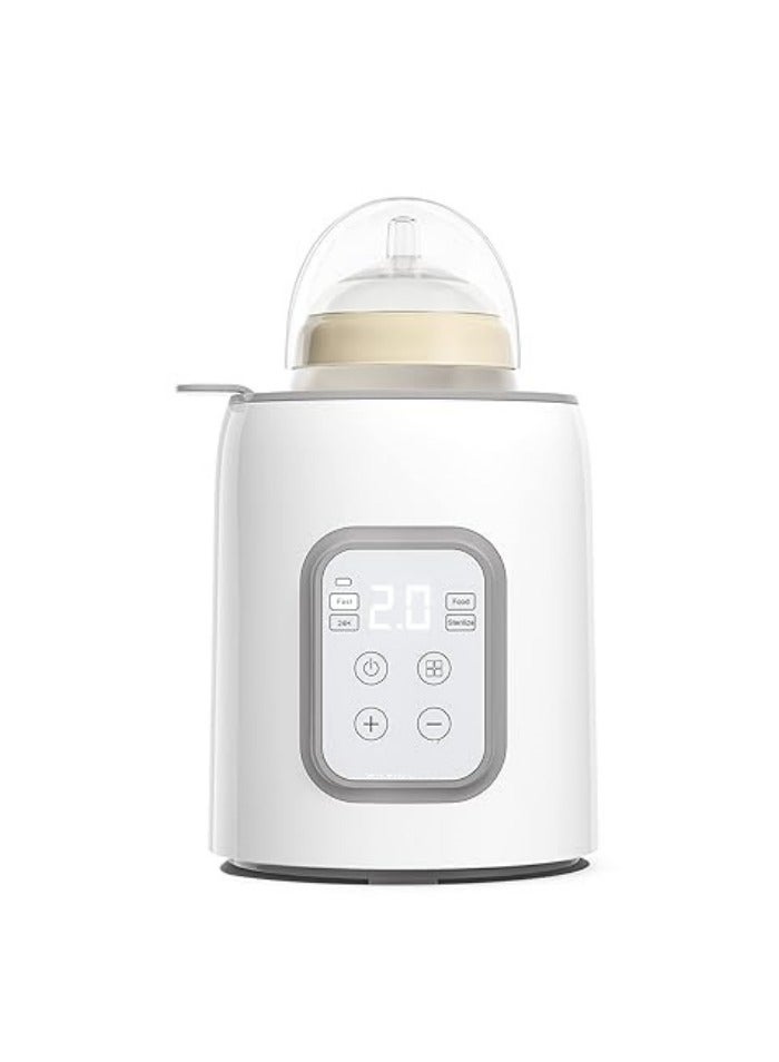 Bottle Warmer,  8-in-1 Fast Baby Milk Warmer with Timer for Breastmilk or Formula, Accurate Temperature Control, with Defrost, Sterili-zing, Keep, Heat Baby Food Jars Function - Image 1
