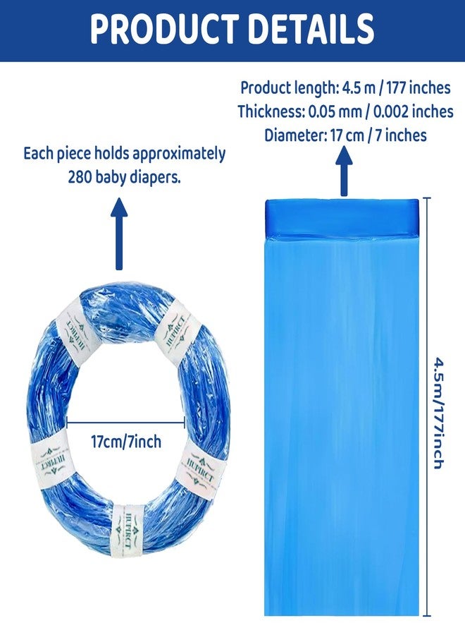 HUPIRCT 12er-Pack Refill Bags, Cat Litter Refill Bags, Diaper Refills, With Excellent Sealing and Toughness, The Refill Bag is Compatible With all Diaper Pails and Cat Litter Disposal Pails - Image 3