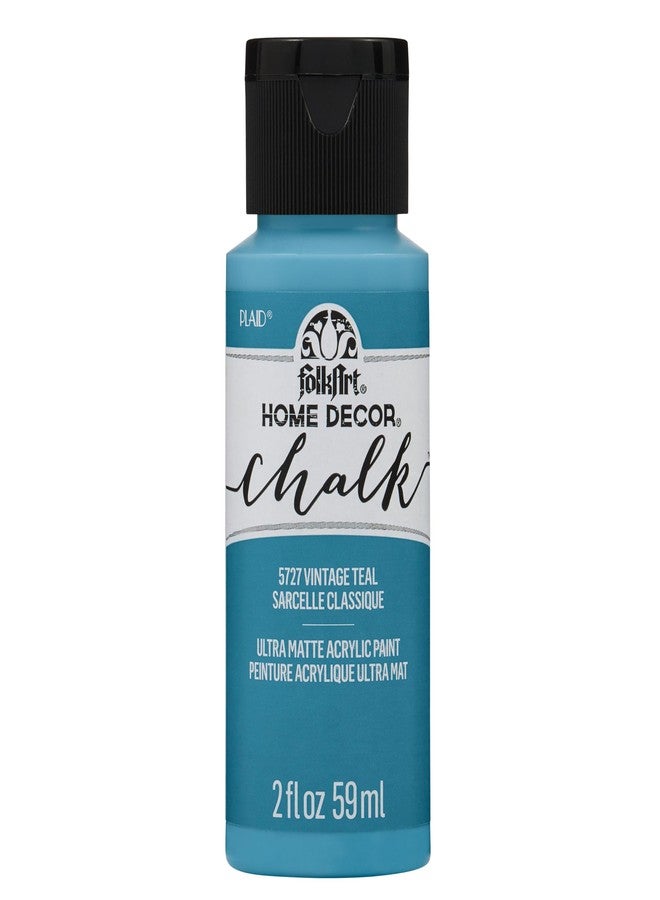 FolkArt Vintage Teal Home Decor Chalk Furniture & Craft Paint 2 ounce, 1 Count (Pack of 1) - Image 1