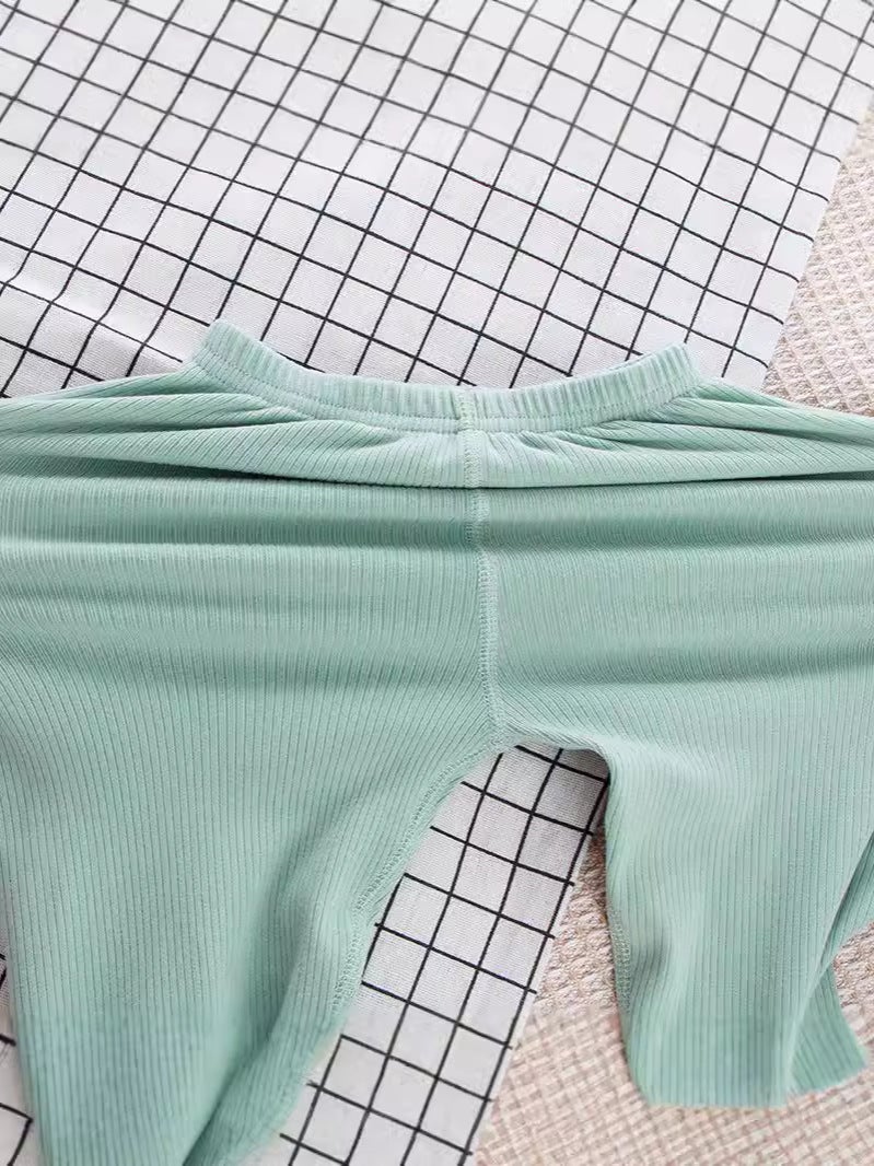 24 Children'S Warm Pants Girls Boys Big Children Single Autumn Pants Sanding Base Home Pants Pajamas Pants - Image 5