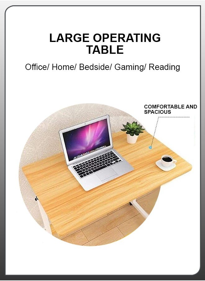 Adjustable Desktop Computer Mobile Laptop Desk Home And Office Desks For Work and Study Moveable Portable Coffee Bedside Table