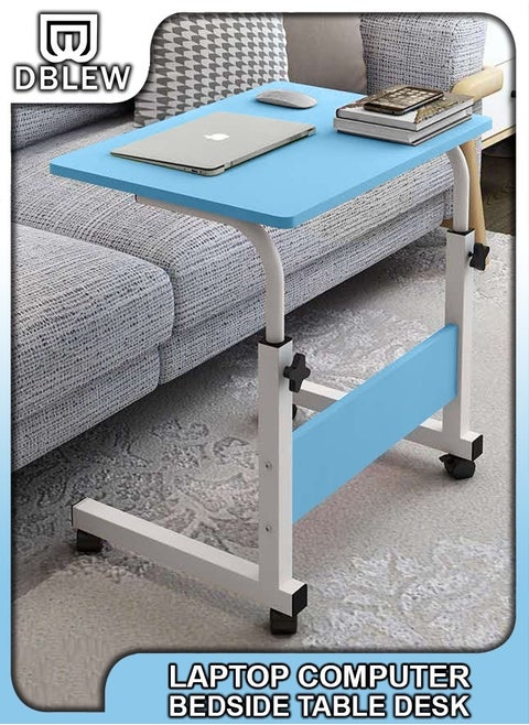 Adjustable Desktop Computer Mobile Laptop Desk Home And Office Desks For Work and Study Moveable Portable Coffee Bedside Table