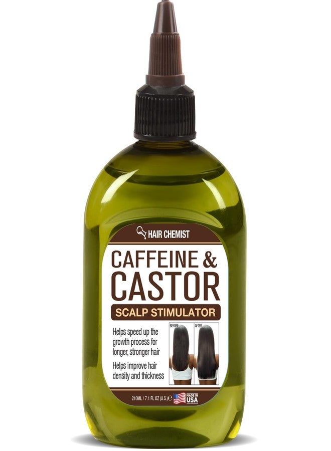 Hair Chemist Caffeine & Castor Scalp Stimulator 7.1 oz. - Scalp Hair Oil Treatment - Image 1