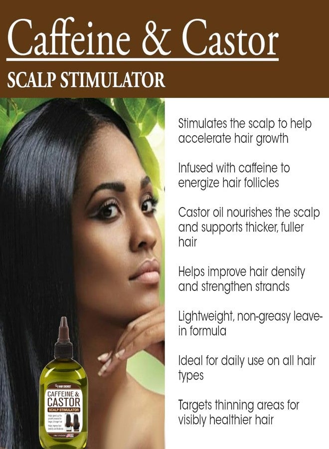 Hair Chemist Caffeine & Castor Scalp Stimulator 7.1 oz. - Scalp Hair Oil Treatment - Image 5
