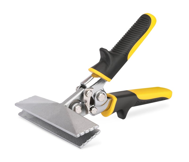 HURRICANE Sheet Metal Hand Seamer, 6 Inch Straight Jaw Bender Tools for Flattening Metal, Bending Pliers with Ergonomic TyreGrip Handle - Image 1