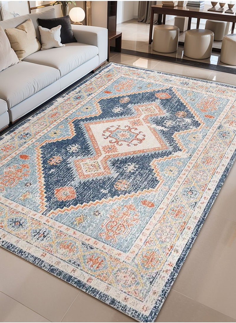 EqiEch - Sofa Carpet, Modern Style Living Room Rugs, Soft Floor Mats, Carpet Pads, Non-Slip Sofa Rugs, Washable Living Room Rugs, Persian Ethnic Style, Multiple Sizes - Image 1