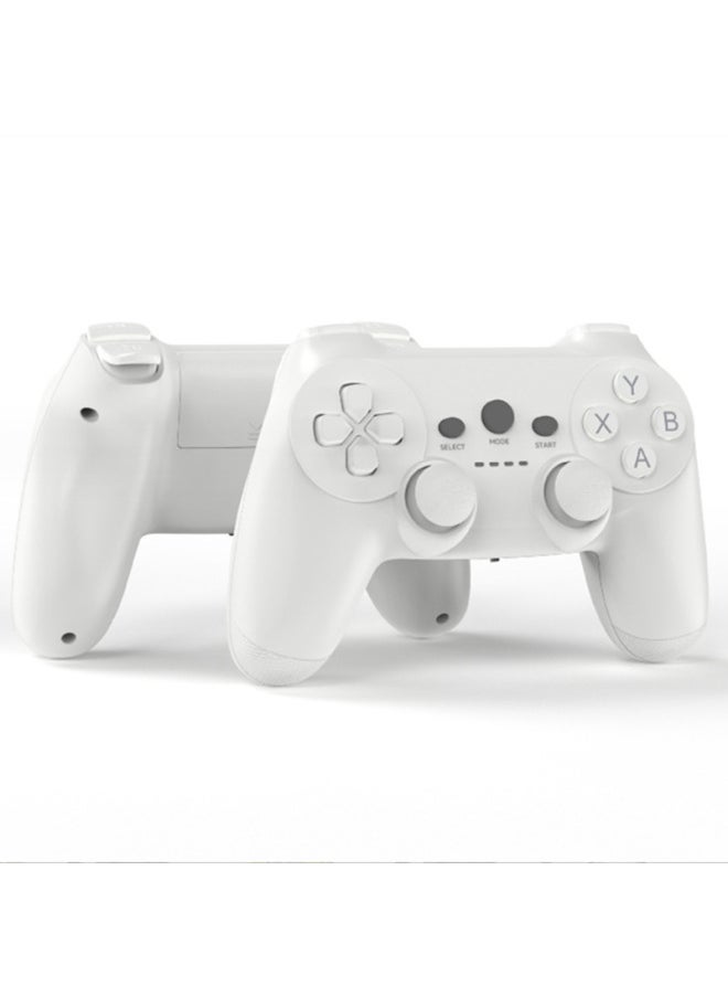 Generic 2.4g Wireless Game Controller For Android Tv Box Computer Pc One To Two Dual Player Double Strike Digital Computer Gamepad-Product Color:019 White (bare Metal)  - Image 1