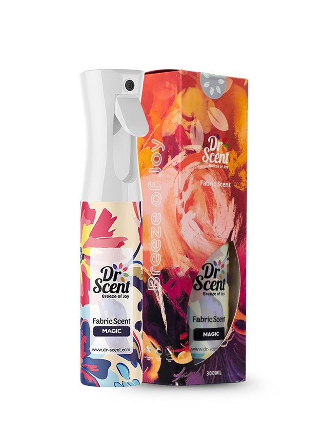 Dr Scent Breeze of Joy Fabric Spray Magic with Main note Agarwood Praline Clove (300ml) - Image 1