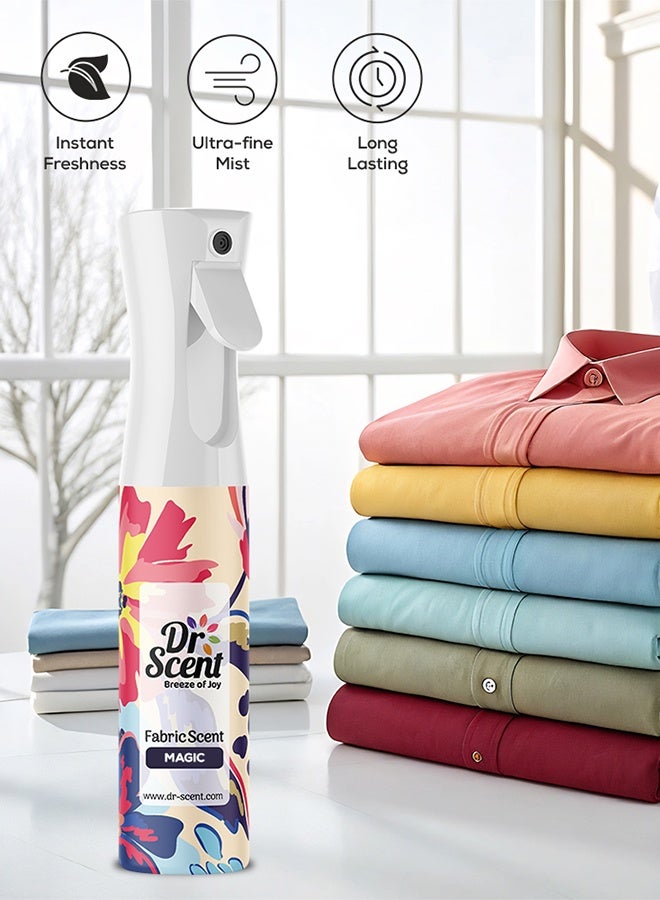 Dr Scent Breeze of Joy Fabric Spray Magic with Main note Agarwood Praline Clove (300ml) - Image 5