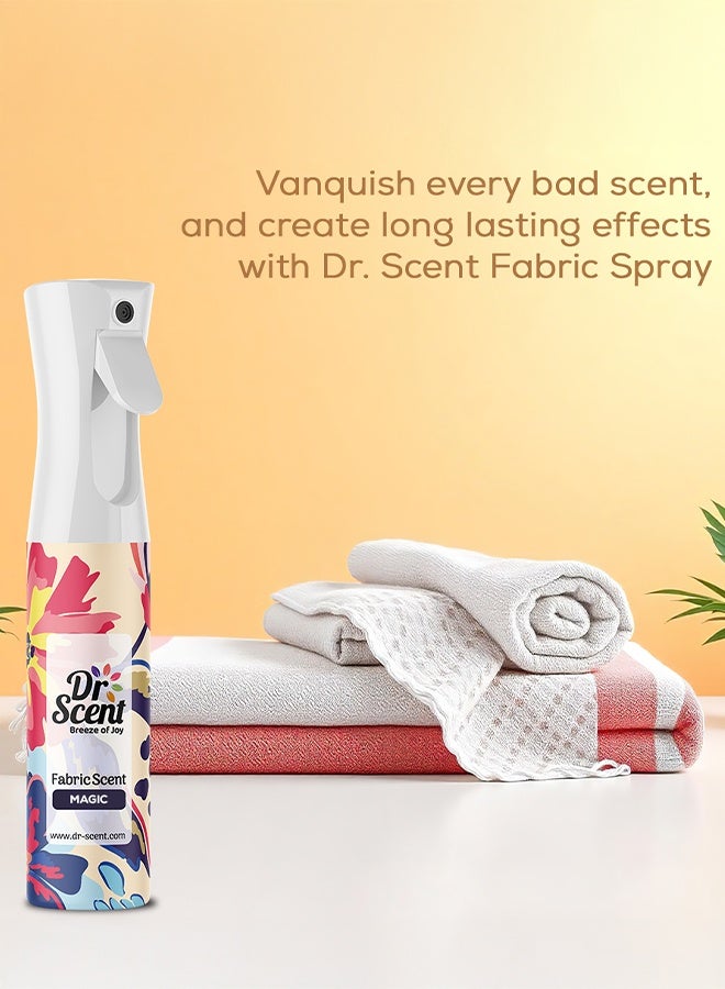 Dr Scent Breeze of Joy Fabric Spray Magic with Main note Agarwood Praline Clove (300ml) - Image 3