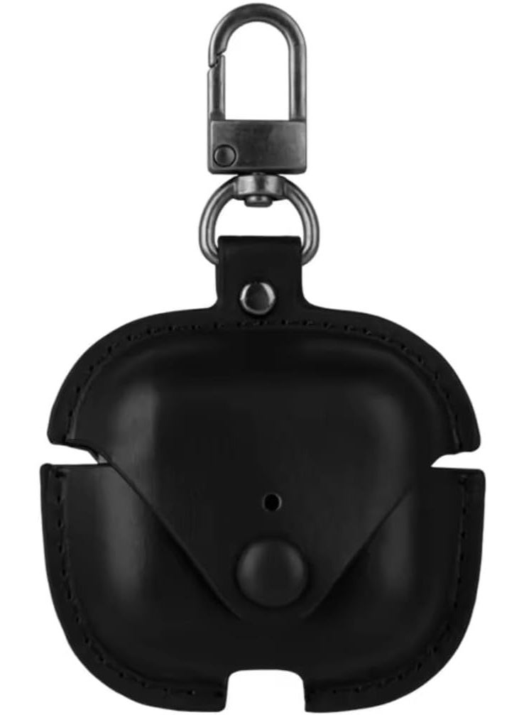 Leather Compatible with Anker Soundcore R50i Case Cover, Leather Shockproof Protective Case Wireless Earbuds with Carabiner - Image 4