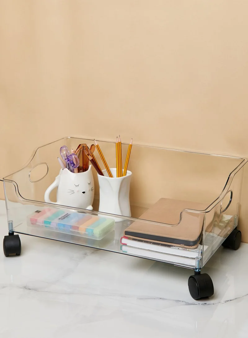 Back to school kit Stationery Storage Holder With Wheels