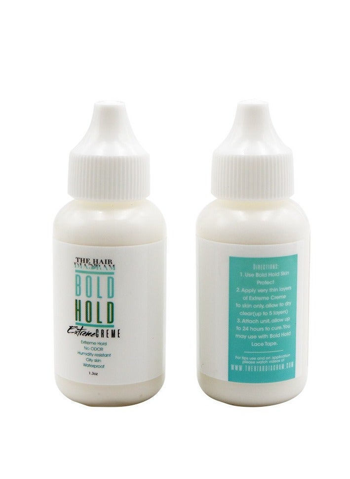 إستيل لاصق شعر مستعار دانتيل 1.3 أونصة غراء شعر آمن وغير سام وغير مرئي لقطعة شعر بولي ودانتيل إغلاق شعر مستعار دانتيل أنظمة شعر مستعار أمامي اللون 5 - Image 3