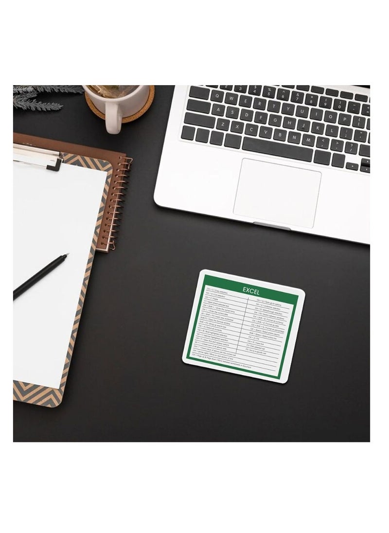 PRINTSHOP4ME Excel Shortcut Printed Mousepad - Gift for Accountant - Employees - Dad - Coworkers - Colleagues - Friends and Family - Mousepad for Printed Excel Cheat Sheet  - Image 3