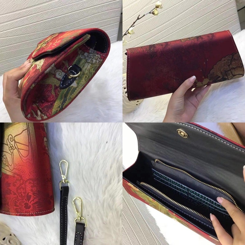 Women'S Bag 2025 Xiangyun Silk Clutch Paired With Cheongsam Single-Shoulder Women'S Bag Jumei 290002 Hand-Held Underarm Bag - Image 4