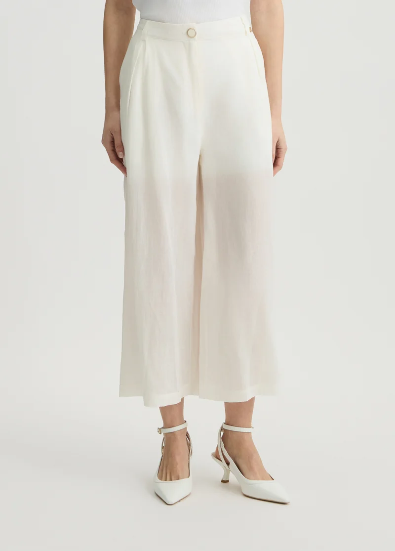 Liu Jo Ramie palazzo trousers