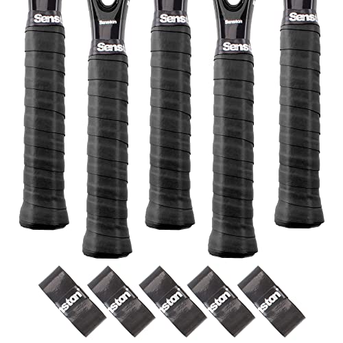Senston Overgrips Pack of 5 Squash Racquet Grips Tennis Badminton Pickleball Racket Grip Tape - Image 2