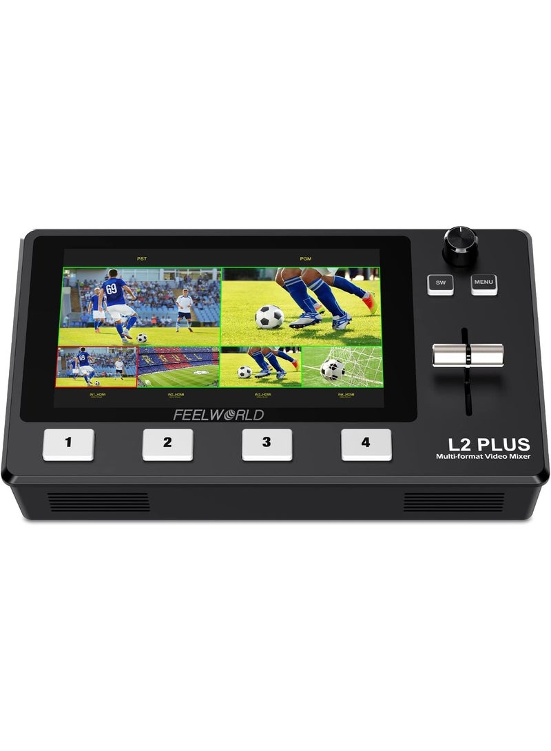 FEELWORLD L2 PLUS MULTI CAMERA LIVESTREAM VIDEO MIXER SWITCHER - Image 1