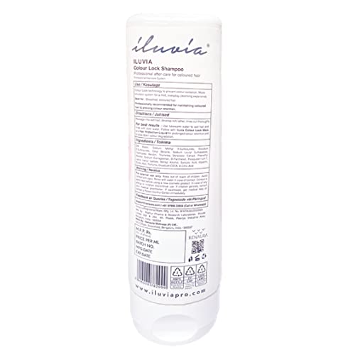 Iluvia Colour Lock Shampoo for Post-White Care & Protection | Sulfate, Phthalate, Paraben Free | Vegan | Suitable for Colour Treated Hair (200Ml, 782090) - Image 2
