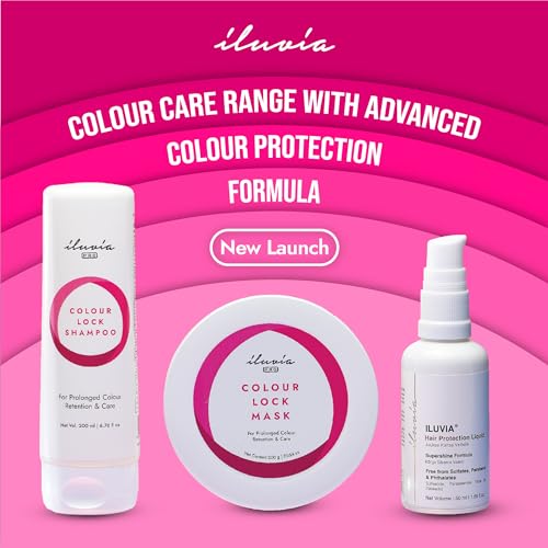 Iluvia Colour Lock Shampoo for Post-White Care & Protection | Sulfate, Phthalate, Paraben Free | Vegan | Suitable for Colour Treated Hair (200Ml, 782090) - Image 5