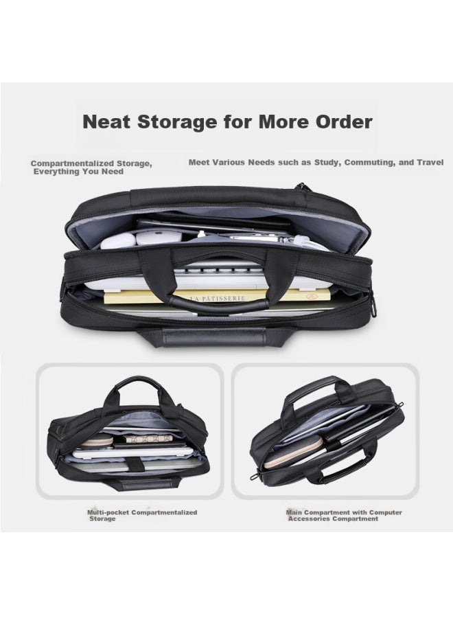 Brinch Laptop Bag, Handheld, 15.6/16 Inches, Shockproof, Suitable For Business Commute, Compatible With Lenovo Legion, Huawei, And Apple - Image 2