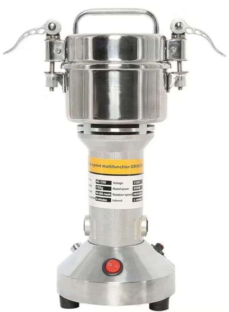 DENX 1200W Electric Comminutor Grinder Capacity 200g, Speed 28000r/min, Using for Grinding Coffee/Beans/Spices/Grains/Herbs/Nuts, Suitable for Home/Restaurant/Hotels, DX3221 - Image 2