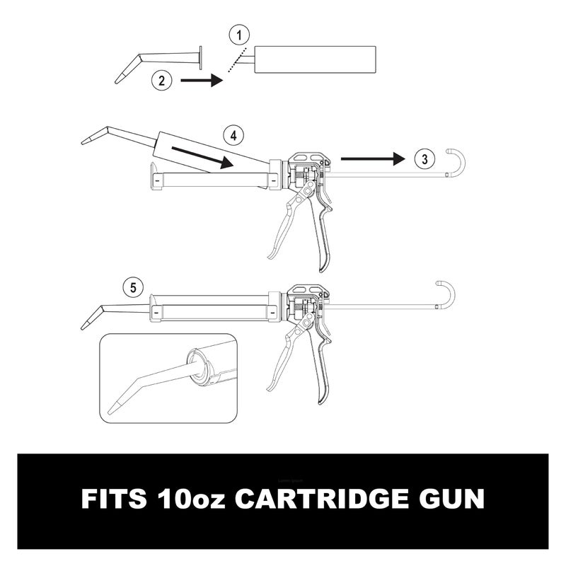 Albion Engineering Company 935-1(3 Pack) Angle Shot Plastic Nozzle for 1/10 Gallon Cartridges, Yellow, Pack of 3 - Image 3