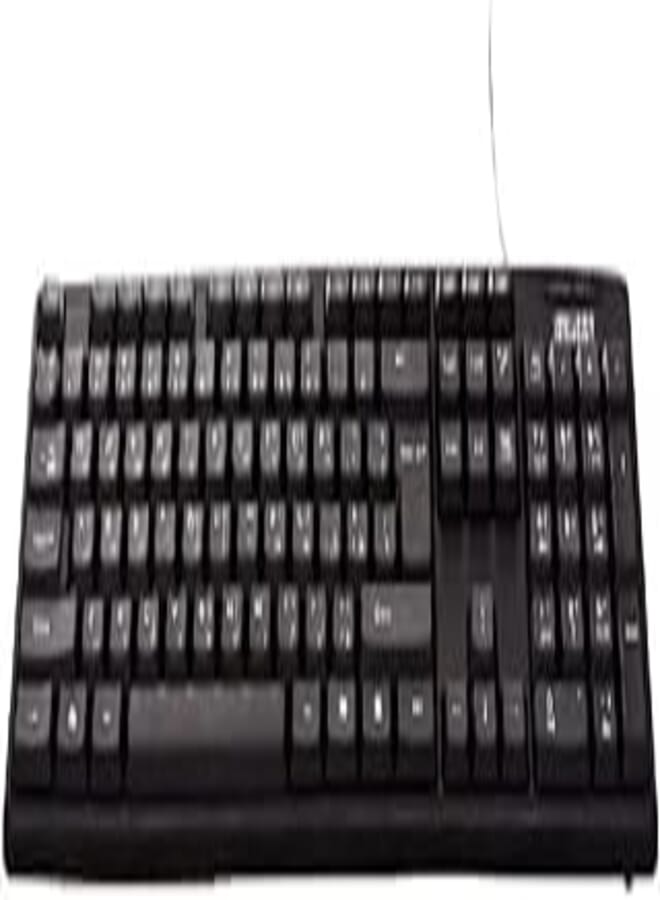 Strike KX 2778 English and Arabic Wired Keyboard - Black
