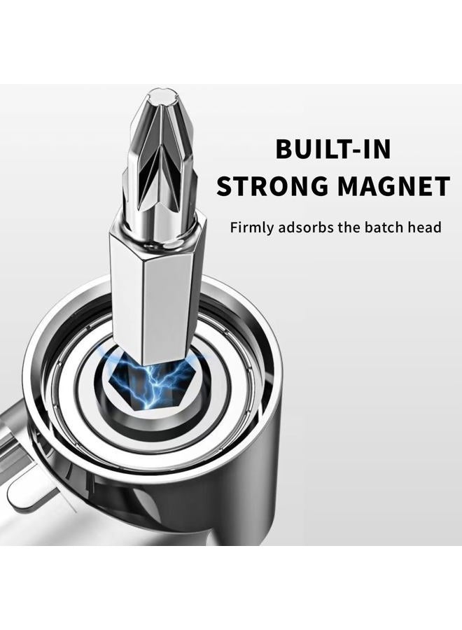 TIDENBR 105 Degree Right Angle Drill Adapter, Multifunction 105 Degree Drill Attachment & Right Angle Screwdriver, Solid Construction Corner Tool (Long+Short) - Image 4